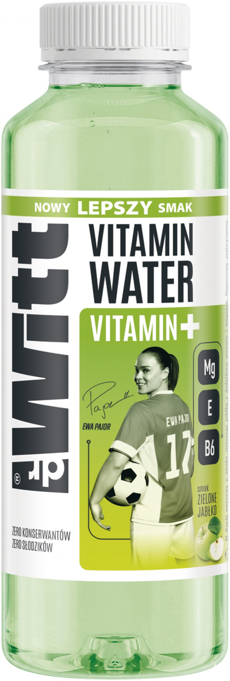 Nap&oacute;j DR WITT Iso Vitamin Water, wit E, zielone jabłko, 0,55l, kaucja, Napoje, Artykuły spożywcze