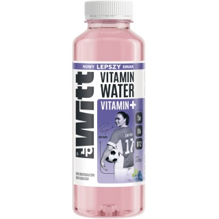 Nap&oacute;j DR WITT Iso Vitamin Water, jagoda, 0,55l, kaucja, Napoje, Artykuły spożywcze