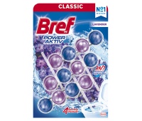 Toilet rim block balls BREF Power Aktiv Lavender, 3x50g