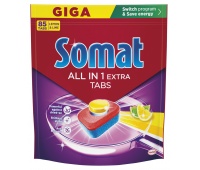 Tabletki do zmywarki SOMAT All in 1 Extra Lemon, 85 szt., Środki czyszczące, Artykuły higieniczne i dozowniki