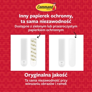 Zestaw rozwiązań do montażu ram i lekkich przedmiot&oacute;w COMMAND&trade; (17213-FSIPP), Haczyki, Prezentacja
