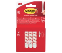 Universal adhesive strips COMMAND&trade; (17021-8-EU), removable, medium, 8 strips