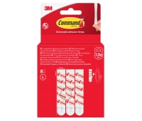 Universal adhesive strips COMMAND&trade; (17023-8-EU), removable, large, 8 strips