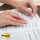 Przezroczyste karteczki samoprzylepne POST-IT Transparent Notes (600-1TRSPB), 73x73mm, 36 kart., pastelowe niebieskie