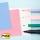 Przezroczyste karteczki samoprzylepne POST-IT Transparent Notes (600-1TRSPB), 73x73mm, 36 kart., pastelowe niebieskie