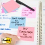 Transparent self-adhesive notes POST-IT Transparent Notes (600-1TRSPB), 73x73mm, 36 sheets, pastel blue