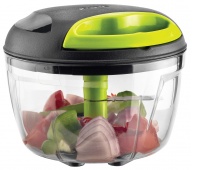 Vegetable slicer KOHE, 3 blades, 600ml, green-black