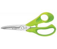 Kitchen scissors KOHE, 5in1, multifunctional, lime green