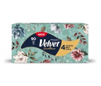 Facial tissues VELVET Excellence, 4-ply, 90 sheets, white