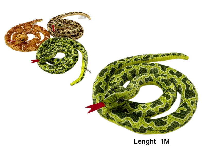 MASKOTKA WĄŻ (100cm), Maskotki, Zabawki