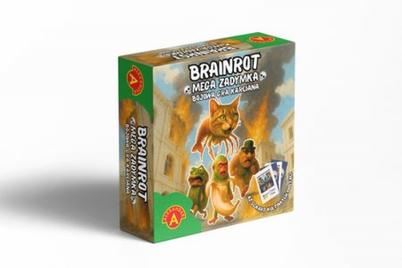 RODZINNA GRA KARCIANA BRAINROT- MEGA ZADYMKA, Karty, Gry
