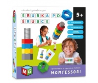 ŚRUBKA PO ŚRUBCE - MONTESSORI GRA I ZABAWKA EDU, Edukacyjne, Gry