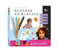 BLASZKA PO BLASZCE - MONTESSORI GRA I ZABAWKA EDU, Edukacyjne, Gry