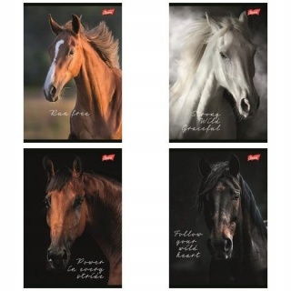 Zeszyt A5 60k linia laminowany WILD HEART /10/, Zeszyty, Zeszyty i bloki