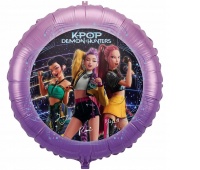 Balon foliowy K-POP DEMON HUNTERS, 46 cm, Balony, Art. na okazje i przyjęcia