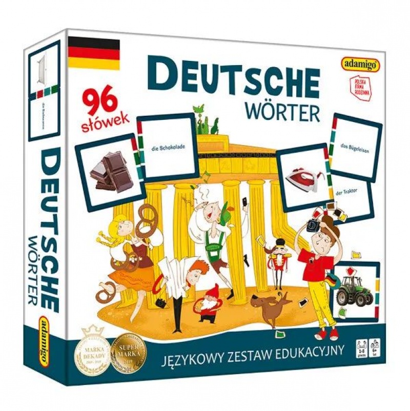 Deutsche W&ouml;rter - językowe karty edukacyjne !!, Edukacyjne, Gry