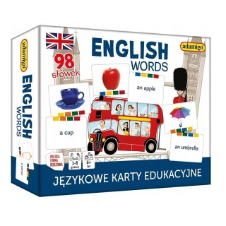 English words - językowe karty edukacyjne !!, Edukacyjne, Gry