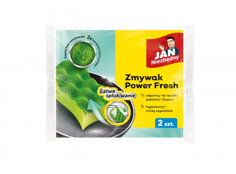 JN ZMYWAK POWER FRESH 2szt., Akcesoria do sprzątania, Art. higieniczne i dozowniki