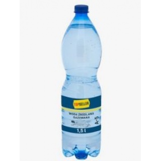 WODA TOPS GAZ 1,5L /KAUCJA/, Woda, Art. spożywcze