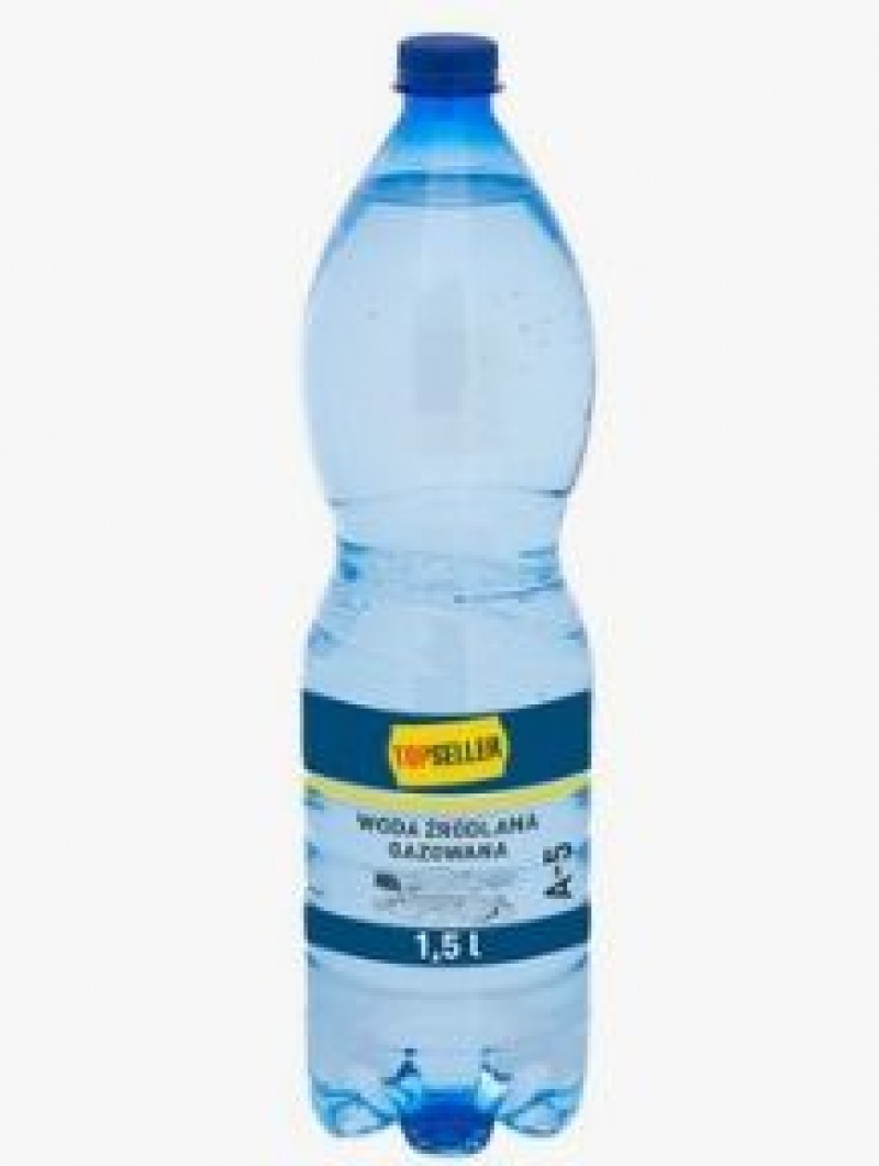WODA TOPS GAZ 1,5L /KAUCJA/, Woda, Art. spożywcze