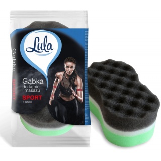 LULA GĄBKA DO KĄPIELI I MASAŻU SPORT, Pozostałe, Art. higieniczne i dozowniki