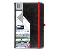 KALENDARZ HIP HOP B5 18 M-CY TYGODN.SZARY