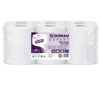 Toilet paper made of recycled paper DONAU EXPERT Jumbo, 1 layer, 750 sheets, 12 pcs, white