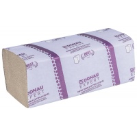 ZZ folded towels made of recycled paper DONAU EXPERT, 1 layer, 3800 sheets, 20 pcs, grey