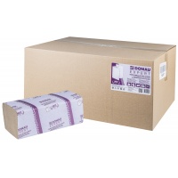 ZZ folded towels made of recycled paper DONAU EXPERT, 1 layer, 3800 sheets, 20 pcs, grey