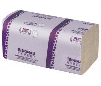 ZZ folded towels made of recycled paper DONAU EXPERT, 1 layer, 3800 sheets, 20 pcs, grey