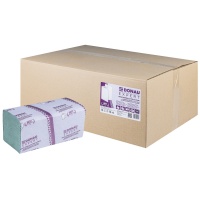 ZZ folded towels made of recycled paper DONAU EXPERT, 1 layer, 3600 sheets, 20 pcs, green