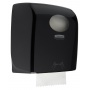 Dozownik do ręcznik&oacute;w w roli KIMBERLY-CLARK, 7376, czarny, Ręczniki papierowe i dozowniki, Artykuły higieniczne i dozowniki