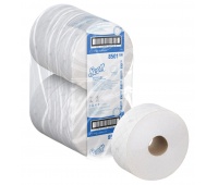 Papier toaletowy Jumbo SCOTT Essential, 2-warstwowy, 6 rolek x 1053 listki, biały, Papiery toaletowe i dozowniki, Artykuły higieniczne i dozowniki