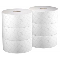 Papier toaletowy SCOTT Control, centralne odwijanie, 2-warstwowy, 314m, 6 rolek x 1280 listk&oacute;w, biały, Papiery toaletowe i dozowniki, Artykuły higieniczne i dozowniki