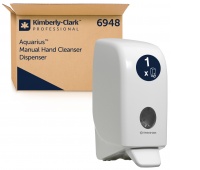 Dozownik mydła do rąk KIMBERLY-CLARK, 6948, 1l, biały, Mydła i dozowniki, Artykuły higieniczne i dozowniki
