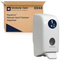 Dozownik mydła do rąk KIMBERLY-CLARK, 6948, 1l, biały, Mydła i dozowniki, Artykuły higieniczne i dozowniki