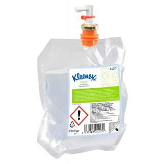 Odświeżacz powietrza KLEENEX Fresh, wkład 300 ml, bezbarwny, Odświeżacze i dozowniki, Artykuły higieniczne i dozowniki