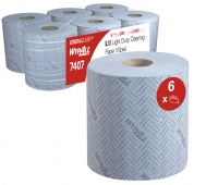Ręcznik papierowy WYPALL L10 General Clean, centralne odwijanie, 1-warstwowy, 6 rolek x 500 listk&oacute;w, niebieski, Ręczniki papierowe i dozowniki, Artykuły higieniczne i dozowniki