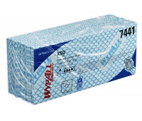 Folded wiper WYPALL X50, Critical Clean, nonwoven, 41.8x22.1cm, 50 pcs, blue