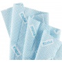 Czyściwo składane WYPALL X80 Plus Critical Clean, wł&oacute;kninowe, 35,5x33,5cm, 30 szt., niebieskie, Ręczniki papierowe i dozowniki, Artykuły higieniczne i dozowniki