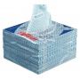 Czyściwo składane WYPALL X70 Critical Clean, wł&oacute;kninowe, 35x35cm, 40 szt., niebieskie, Ręczniki papierowe i dozowniki, Artykuły higieniczne i dozowniki