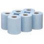 Ręcznik papierowy WYPALL L10 General Clean, centralne odwijanie, 1-warstwowy, 6 rolek x 280 listk&oacute;w, niebieski, Ręczniki papierowe i dozowniki, Artykuły higieniczne i dozowniki
