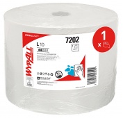 Czyściwo w roli WYPALL L10 General Clean, 1-warstwowe, 1000 listk&oacute;w, białe, Ręczniki papierowe i dozowniki, Artykuły higieniczne i dozowniki