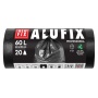 Worki na śmieci ALUFIX Professional, LDPE, 60x80cm, 21 &mu;m, 60l, 20 szt., czarne, Worki, Artykuły higieniczne i dozowniki