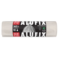 Worki na śmieci ALUFIX Professional, LDPE, 90x110cm, 24 &mu;m, 160l, 10 szt., transparentne, Worki, Artykuły higieniczne i dozowniki