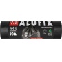 Garbage bags ALUFIX Professional, LDPE, 90x110cm, 30 &mu;m, 160l, 10 pcs, black