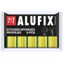 Gąbki kuchenne ALUFIX Professional, profilowane długie, 145x60x45mm, 5 szt., ż&oacute;łte, Akcesoria do sprzątania, Artykuły higieniczne i dozowniki
