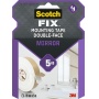 Mounting tape double-sided SCOTCH-FIX Mirror (4496W-1950-P), 19mmx5m, white