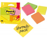 Karteczki samoprzylepne POST-IT&reg;, 38x51mm, 3x100 kartek + 1 bloczek, mix kolor&oacute;w, Bloczki samoprzylepne, Papier i etykiety