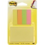 Karteczki samoprzylepne POST-IT&reg;, 76x51mm, 50 karteczek + 4x50 zakładek indeksujących, zawieszka, mix kolor&oacute;w